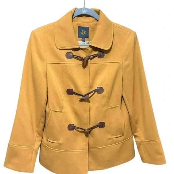 OUTBACK RED Vintage Duffle Coat S 19” p2p Mustard EUC - Picture 2 of 11